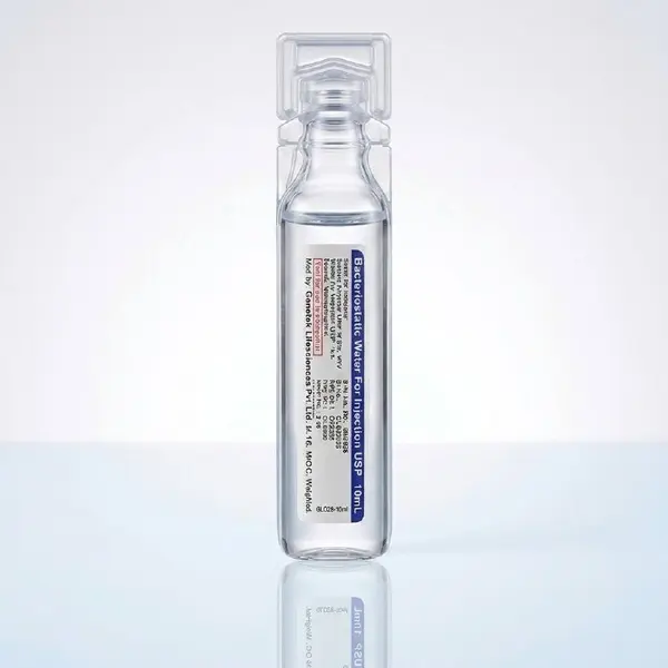 10mL single-use bacteriostatic water ampule